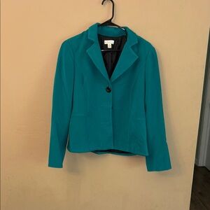 Kim Rogers Vibrant Teal Blazer